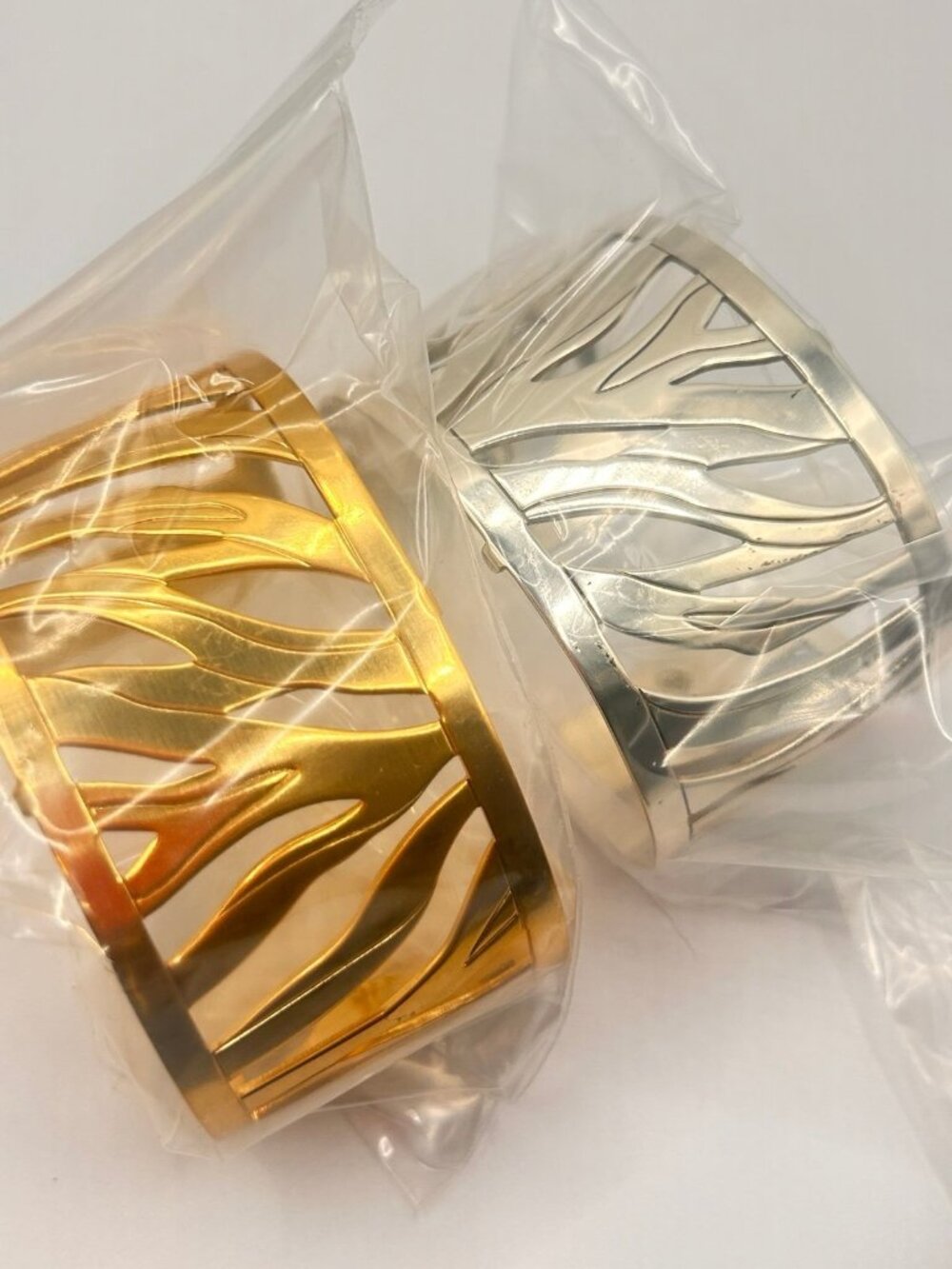 Brighton Lot of 2 Christo Cuff Wide Bracelet  NWoutlet tag  SILVER GOLD. #48